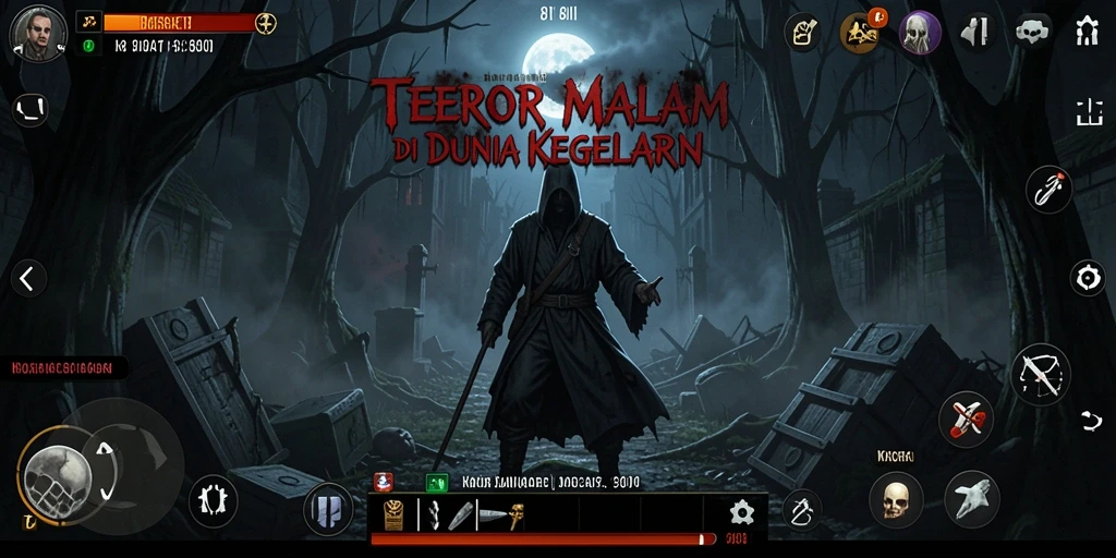 Screenshot dari gameplay 8II yang menakutkan dan mencekam.