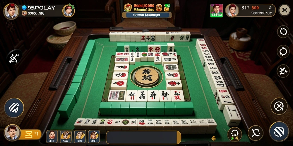 Gameplay seru <strong>95PGPLAY</strong> dengan desain papan Mahjong yang indah.