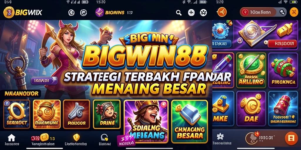 Tampilan gameplay <strong>BIGWIN88</strong> yang penuh aksi dan strategi.