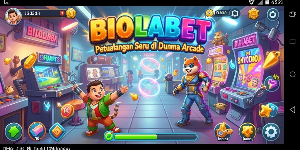 Screenshot gameplay menampilkan aksi seru di BIOLABET.