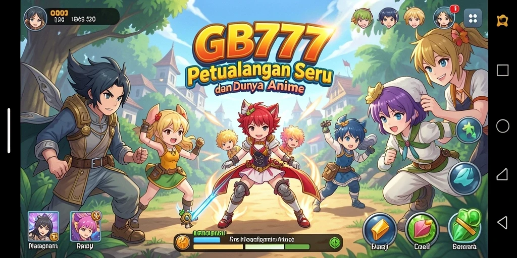 Gameplay seru dengan karakter anime favorit.