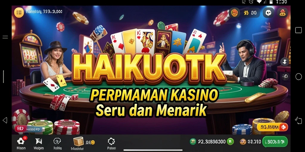 Tampilan seru gameplay HAIKUOTK yang menampilkan keseruan permainan Kasino.