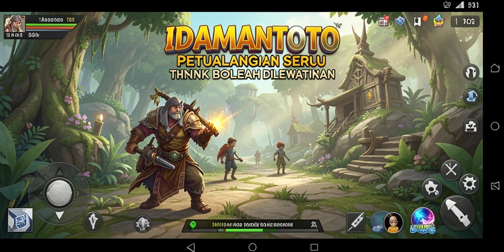 Screenshot gameplay IDAMANTOTO menampilkan aksi mendebarkan dalam petualangan.