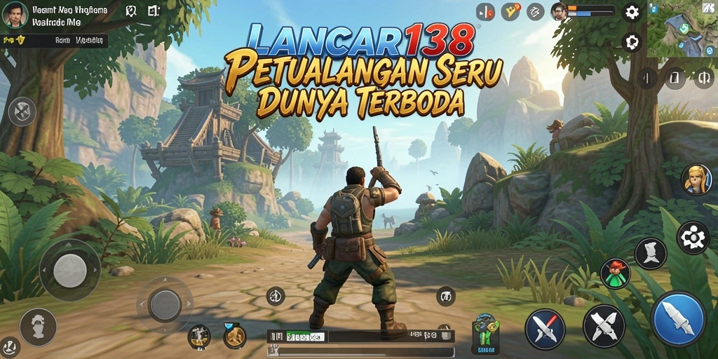 Screenshot LANCAR138 menampilkan petualangan seru di dunia terbuka.