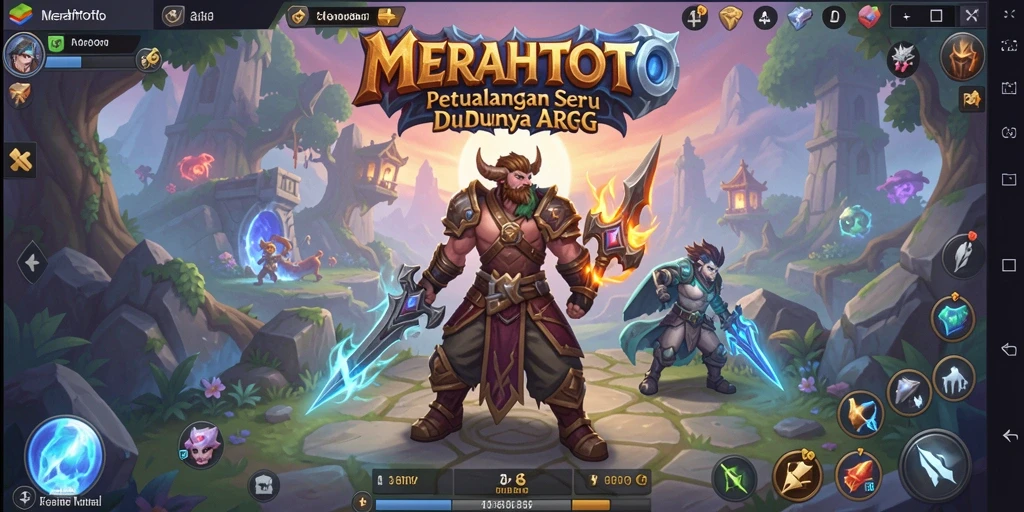 Tampilan gameplay MERAHTOTO yang seru dan menakjubkan.