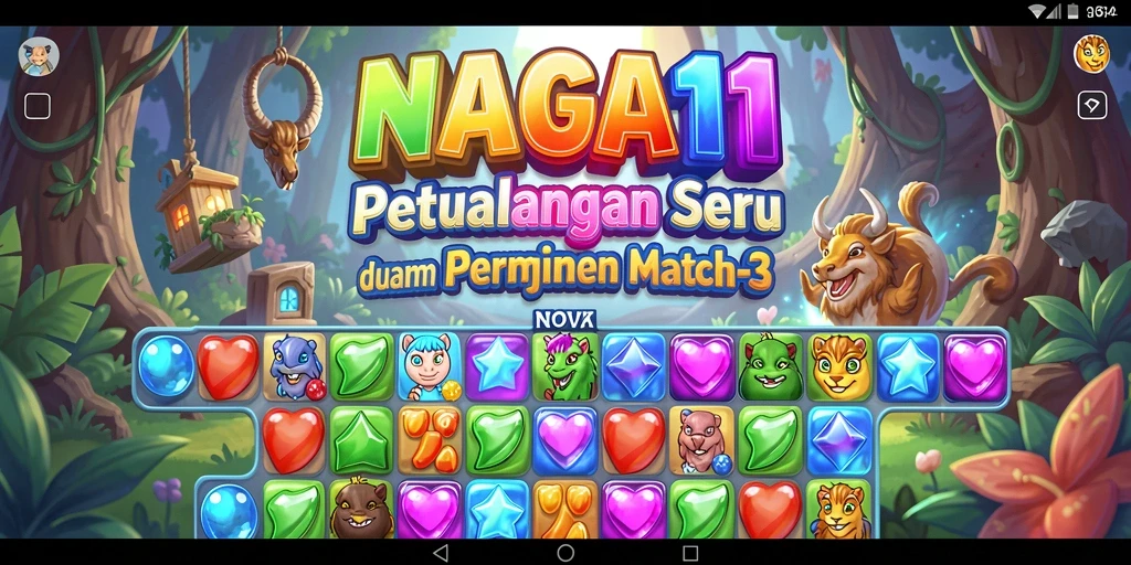 Tampilan gameplay seru permainan NAGA11 yang penuh warna dan tantangan.