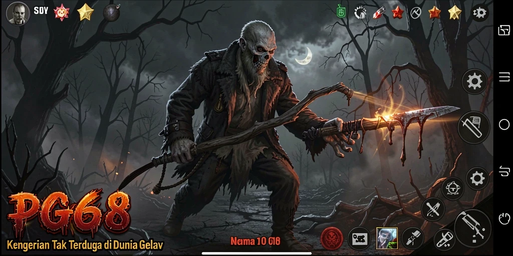 Gameplay menakutkan yang membuat jantung berdegup kencang di PGG68.