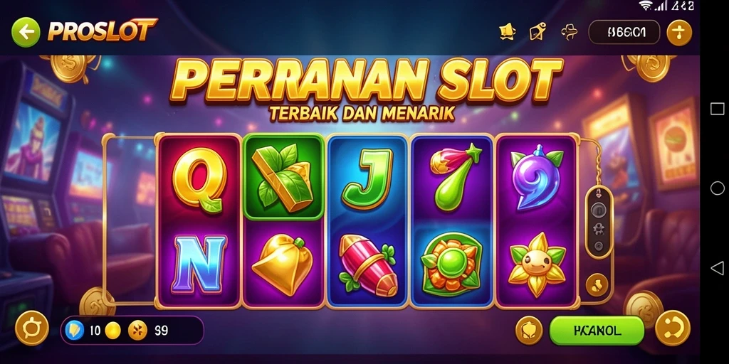 Tangkapan layar gameplay PROSLOT yang menampilkan visual menarik dan fitur slot yang seru.