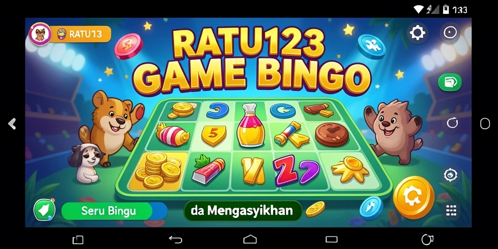 Tampilan gameplay menarik dari RATU123 yang menunjukkan serunya bermain Bingo.