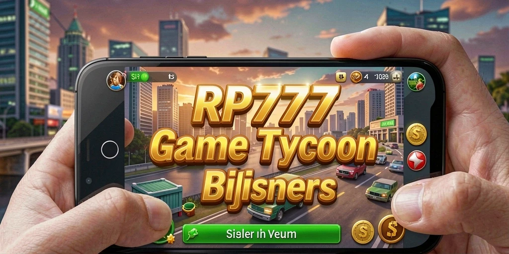 Screenshot gameplay RP777 menampilkan momen seru dalam membangun bisnis.