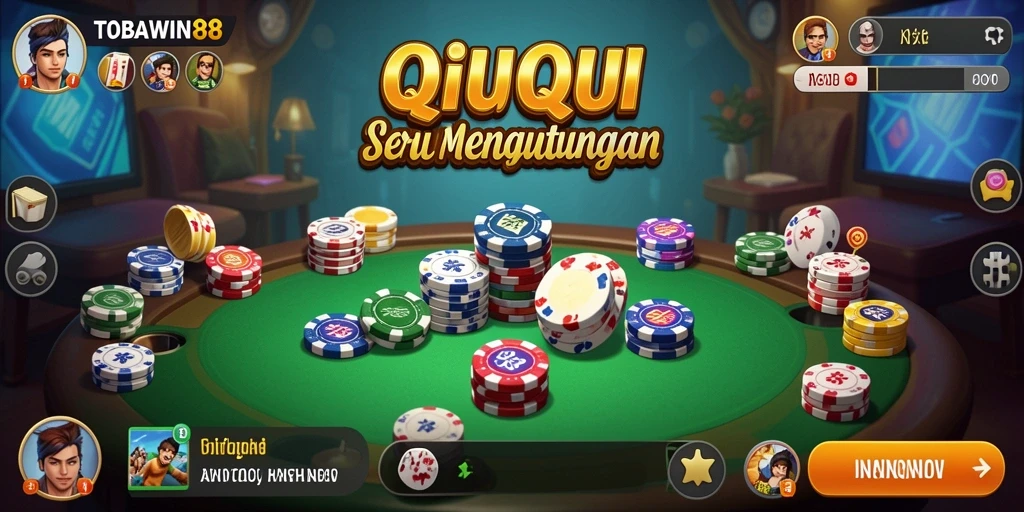 Screenshot gameplay QiuQiu TOBAWIN88 yang menarik.
