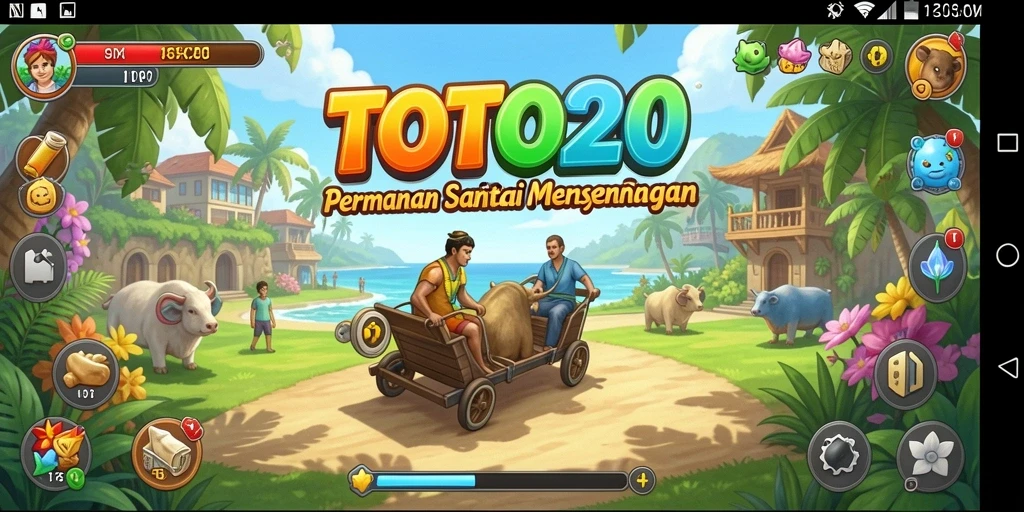 Tampilan gameplay TOTO20 yang menyenangkan dan interaktif.