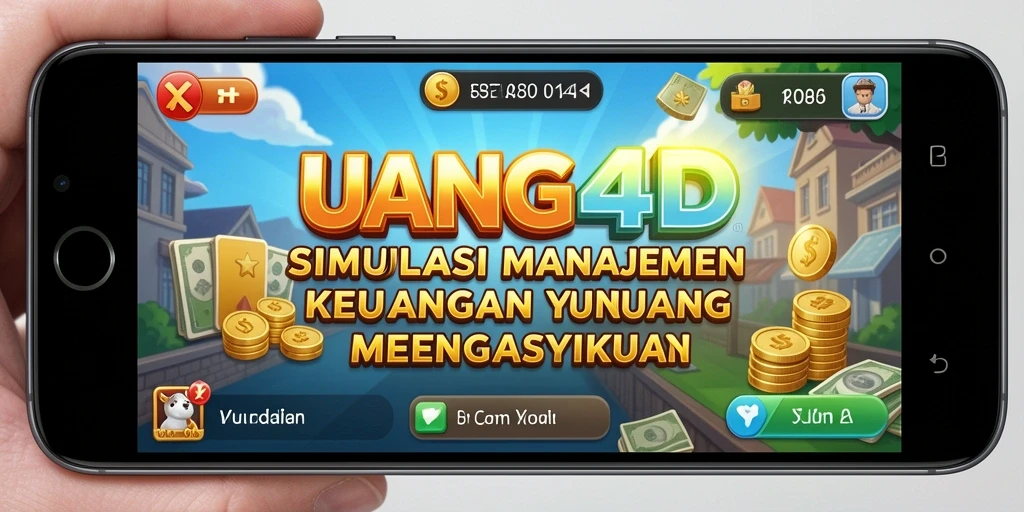 Tampilan gameplay UANG4D yang menunjukkan aksi pengelolaan keuangan.