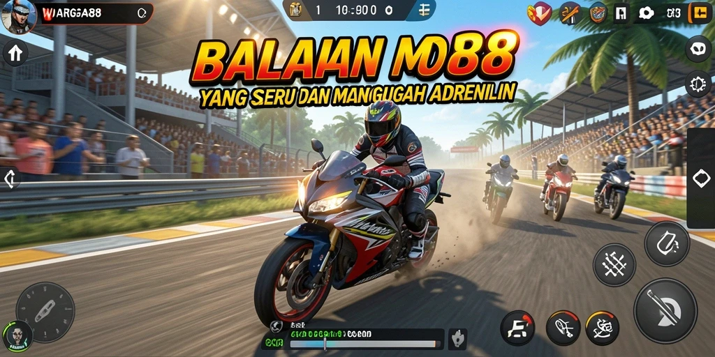Gameplay seru balapan motor di WARGA88 dengan grafik yang memukau.