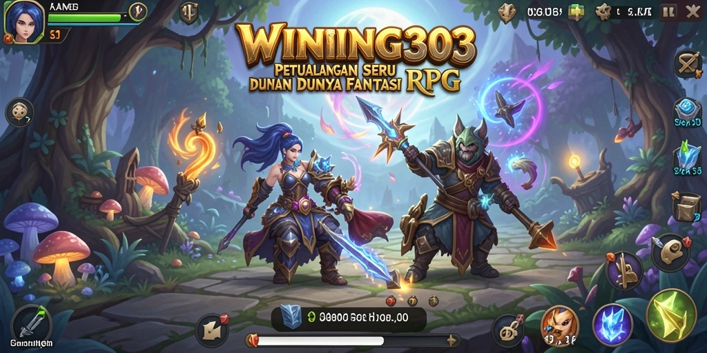 Tampilan gameplay seru dalam dunia RPG yang menakjubkan.