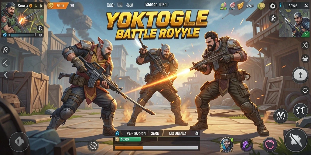 Tampilan menarik dari gameplay YOKTOGEL dengan aksi Battle Royale.